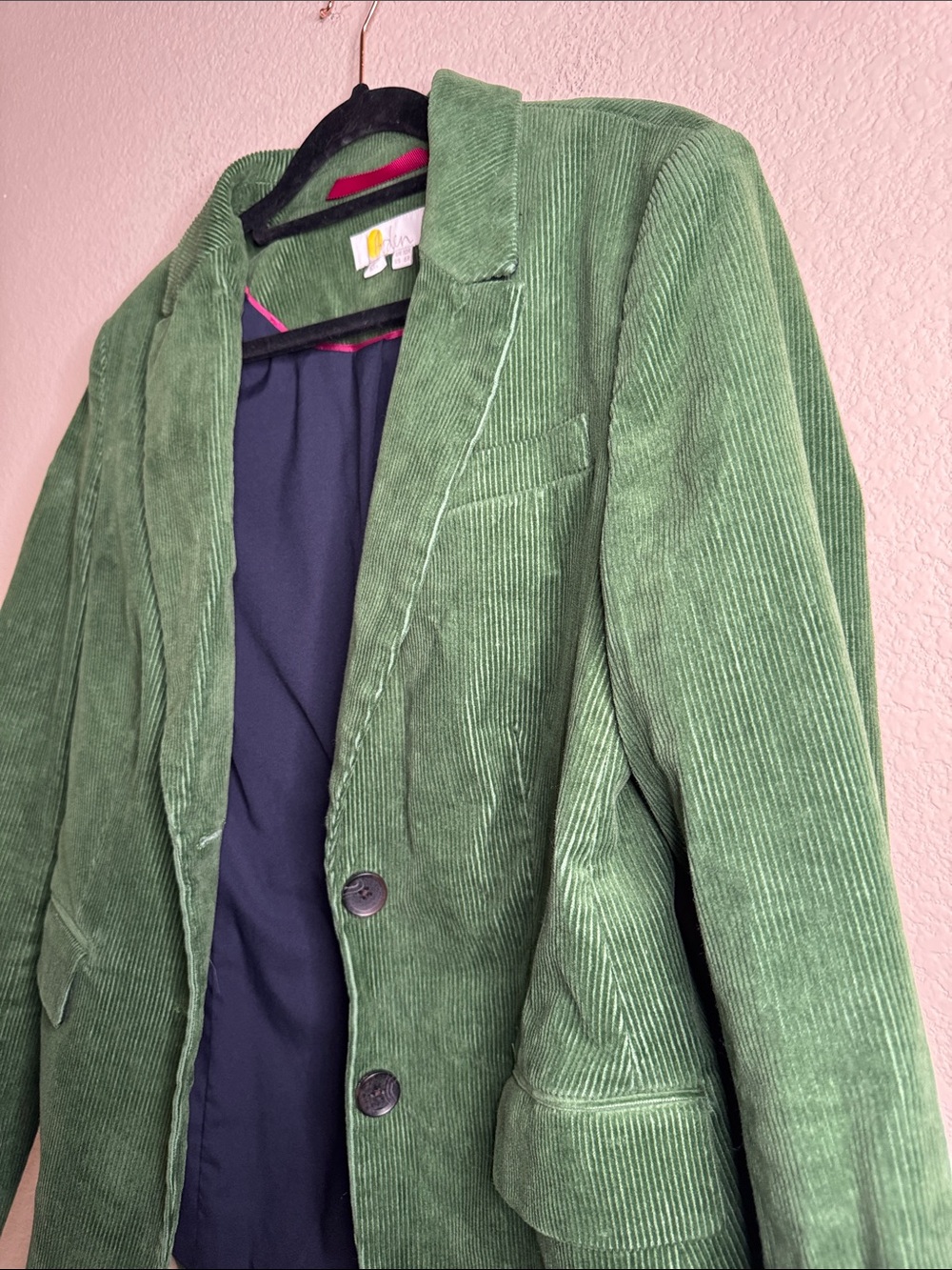 Boden Marylebone Green Cord Blazer Size 6 - Picture 6 of 10